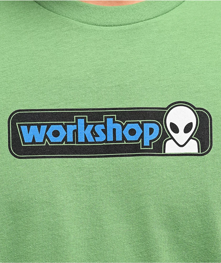 Alien Workshop Bar Logo Green T-Shirt