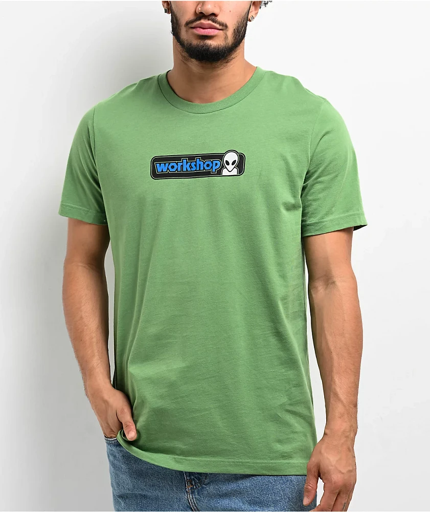 Alien Workshop Bar Logo Green T-Shirt