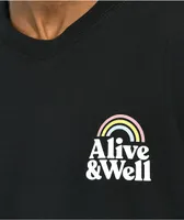Alive & Well Laugh Black T-Shirt