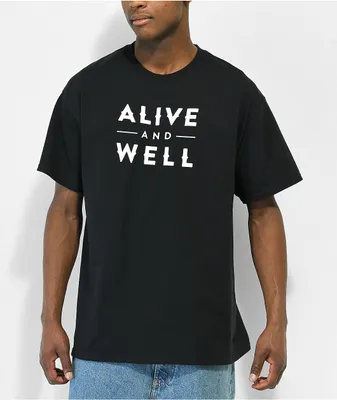 Alive & Well Mantra Black T-Shirt
