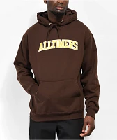 Alltimers City College Brown Hoodie