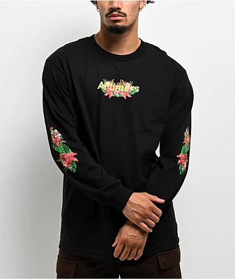 Alltimers Future Flowers Black Long Sleeve T-Shirt