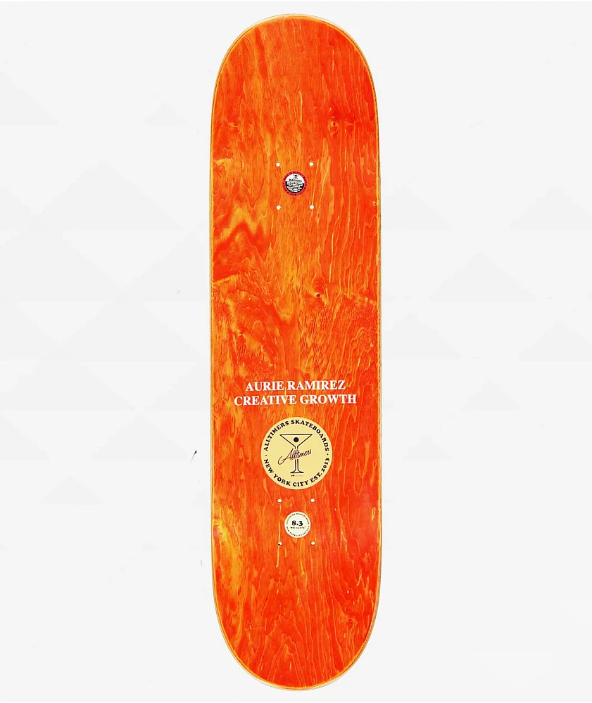 Alltimers x Creative Growth Aurie Ramirez 8.3" Skateboard Deck