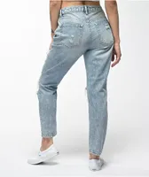 Almost Famous Distressed Blue Skinny Jeans