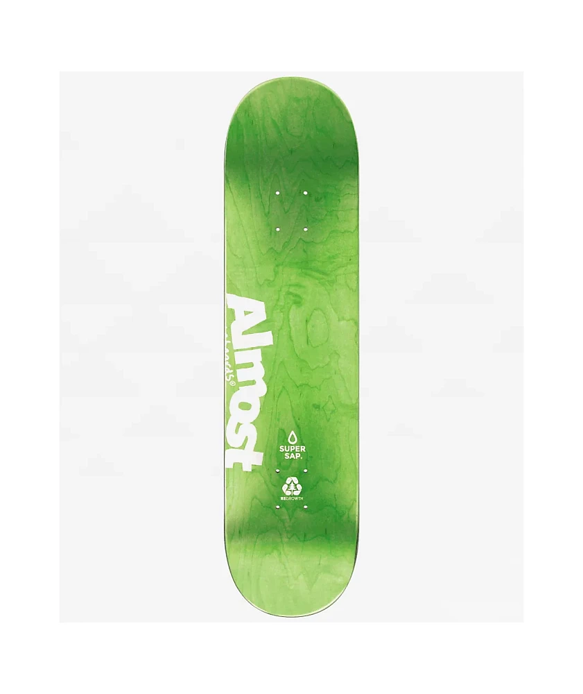 Almost Greener Super Sap R7 8.25" Skateboard Deck