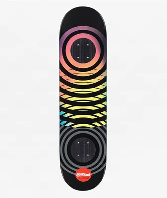 Almost Max Black Blur Impact 8.0" Skateboard Deck