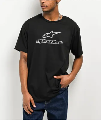 Alpinestars Wordmark Combo Black T-Shirt