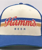 American Needle Sinclair Hamm's Beer Blue Trucker Hat