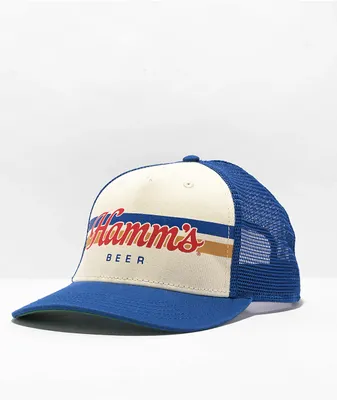 American Needle Sinclair Hamm's Beer Blue Trucker Hat
