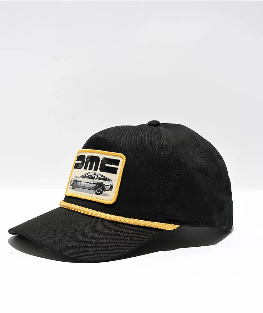 American Needle x DMC Roscoe Black Snapback Hat