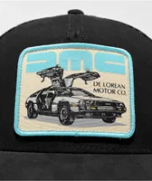 American Needle x DMC Valin Patch Black Trucker Hat