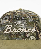 American Needle x Ford Bronco Tapestry Green Snapback Hat