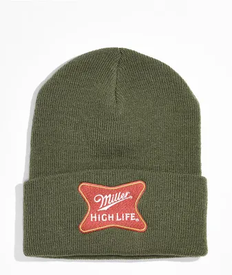American Needle x Miller High Life Olive Beanie