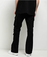 American Stitch Black Flare Cargo Pants