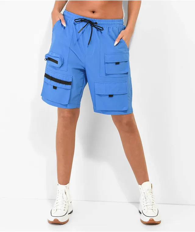 Regular Fit Nylon Cargo Shorts