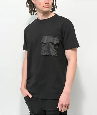 American Stitch Cargo Pocket Black T-Shirt