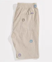 American Stitch Embroidered Corduroy Khaki Shorts