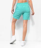 American Stitch Green Nylon Cargo Shorts