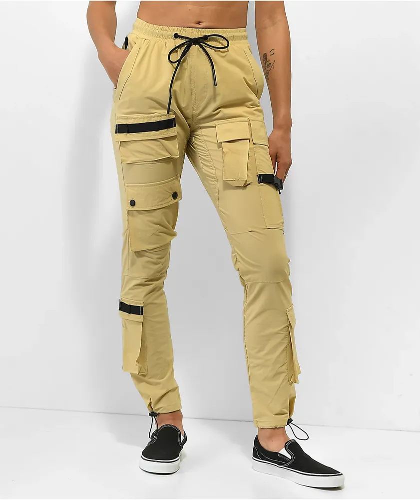 FULL TILT Contrast Stitch Womens Cargo Pants - BLACK/WHITE | Tillys | Cargo  pants women, Fashion pants, Trendy pants