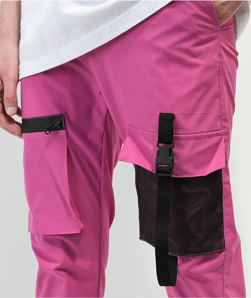 Pink Cargo Pocket Pants