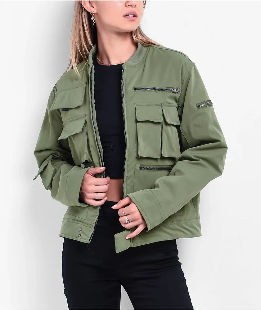 American Stitch Olive Cargo Jacket