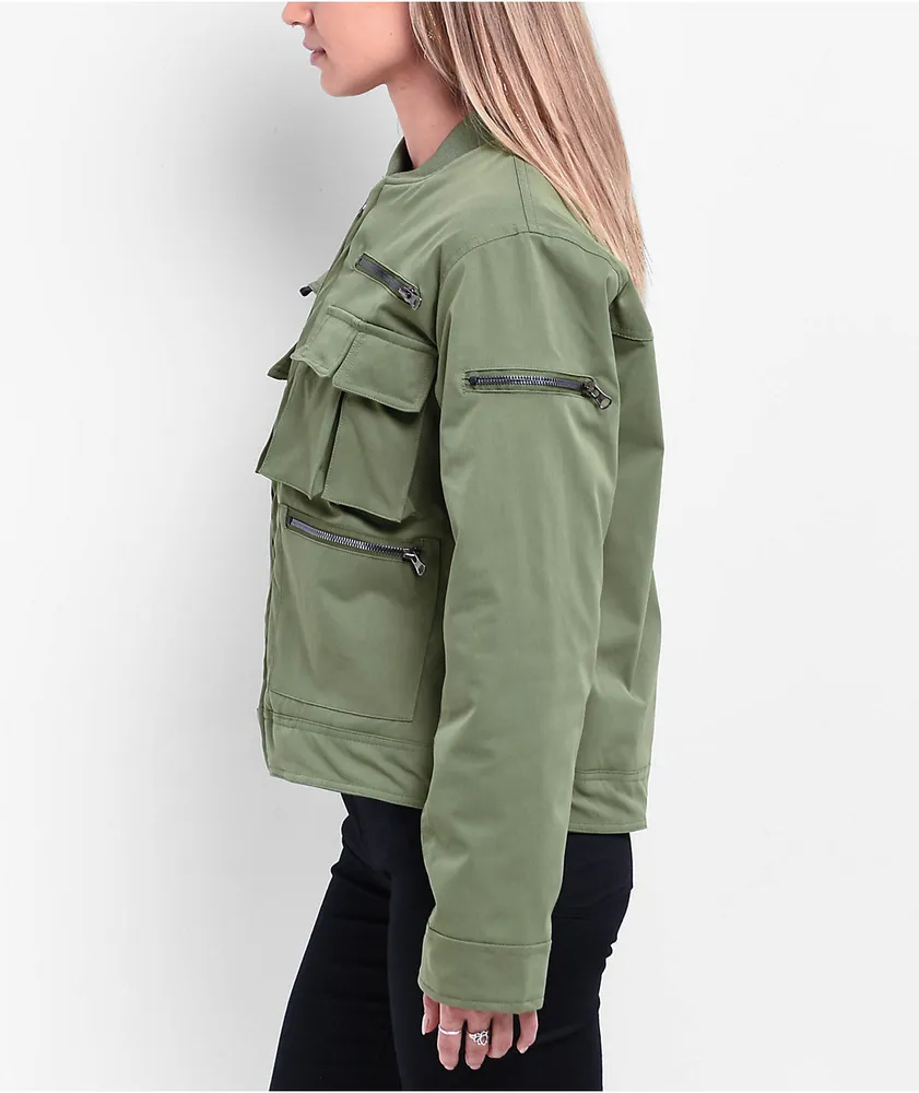 American Stitch Olive Cargo Jacket