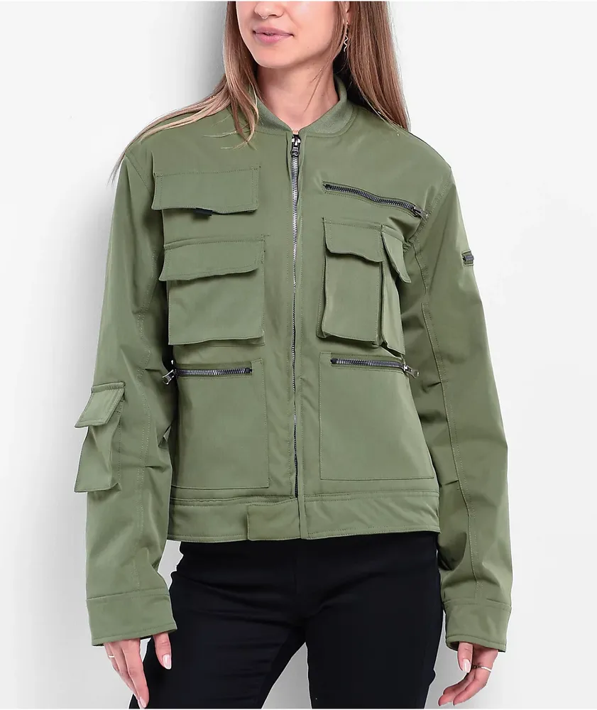 American Stitch Olive Cargo Jacket