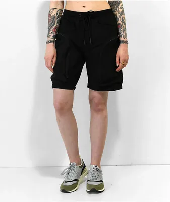 American Stitch Y2K Black Cargo Shorts