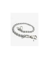 Amigaz Double Ring Silver Pocket Chain