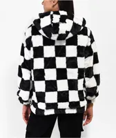 Angel Kiss Checkerboard Black & White Jacket