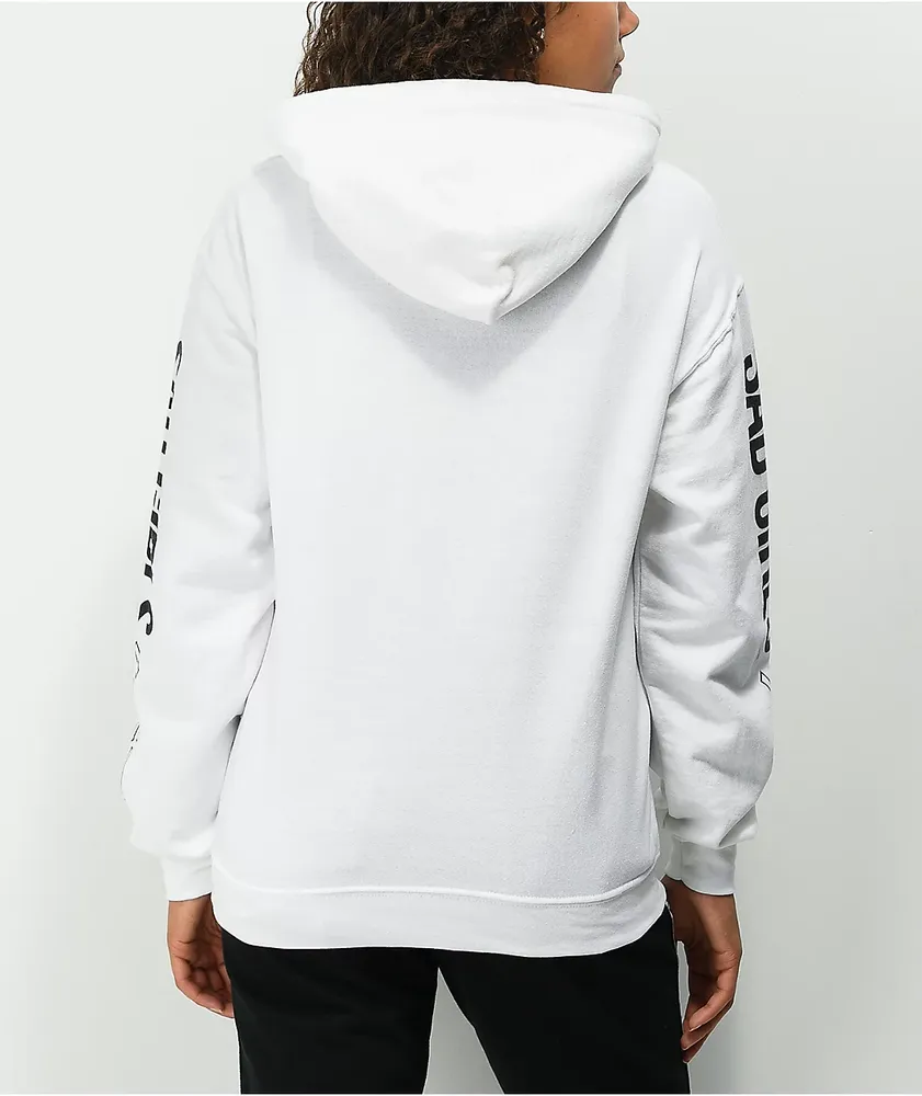 Animebae Ocean Eyes White Hoodie