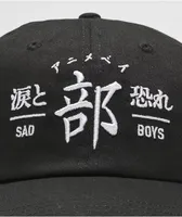 Animebae Sad Boys Black Strapback Hat