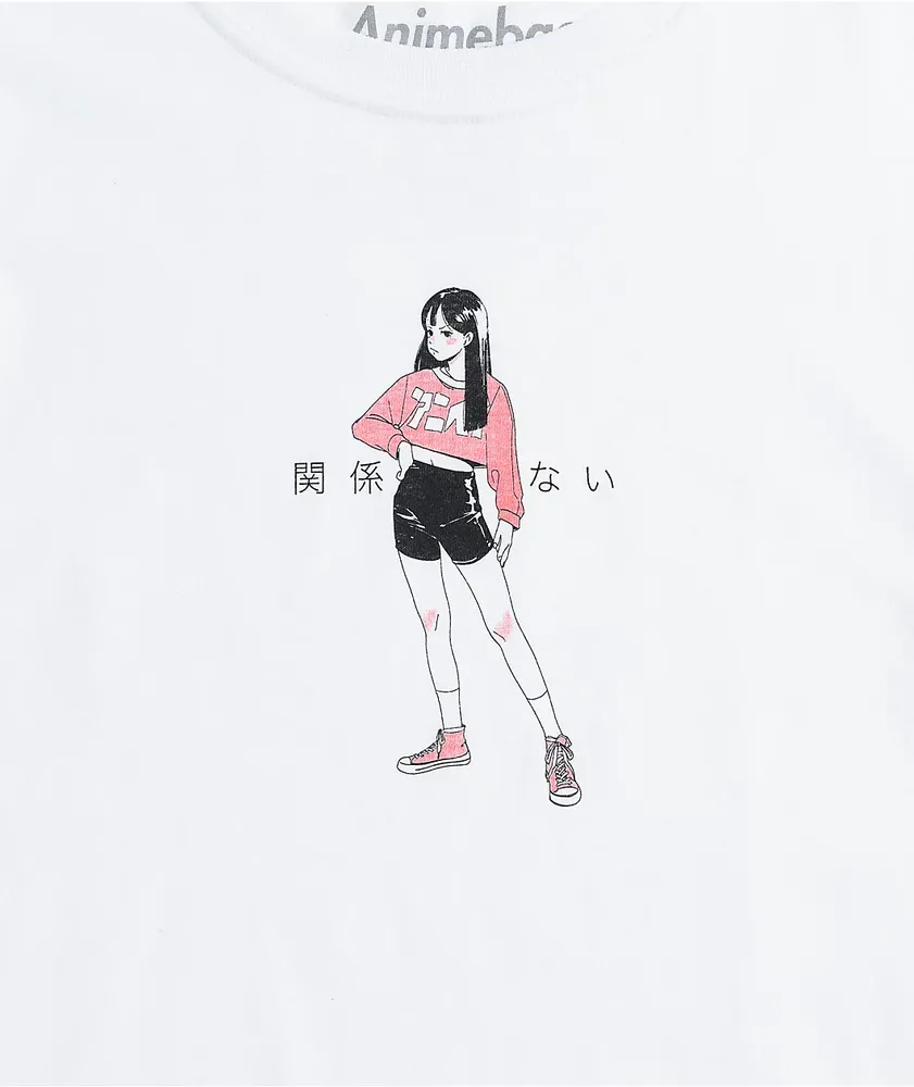 Animebae She Loves Me Not White T-Shirt