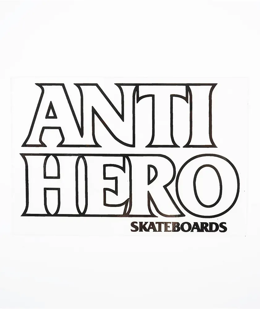 Anti-Hero Black Hero Medium Sticker