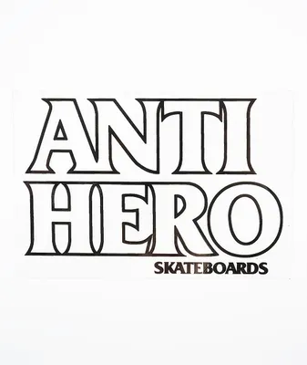 Anti-Hero Black Hero Medium Sticker