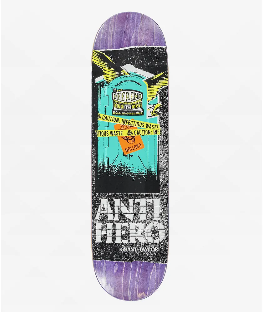 Anti-Hero Taylor Infectious Waste 8.38" Skateboard Deck