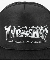 Anti-Hero x Thrasher Pigeon Mag Black Trucker Hat