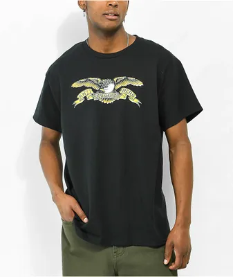 Anti-hero Misregistered Eagle Black T-Shirt