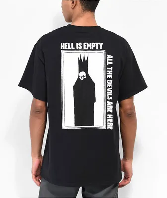 Any Means Necessary Hell Is Empty Black T-Shirt