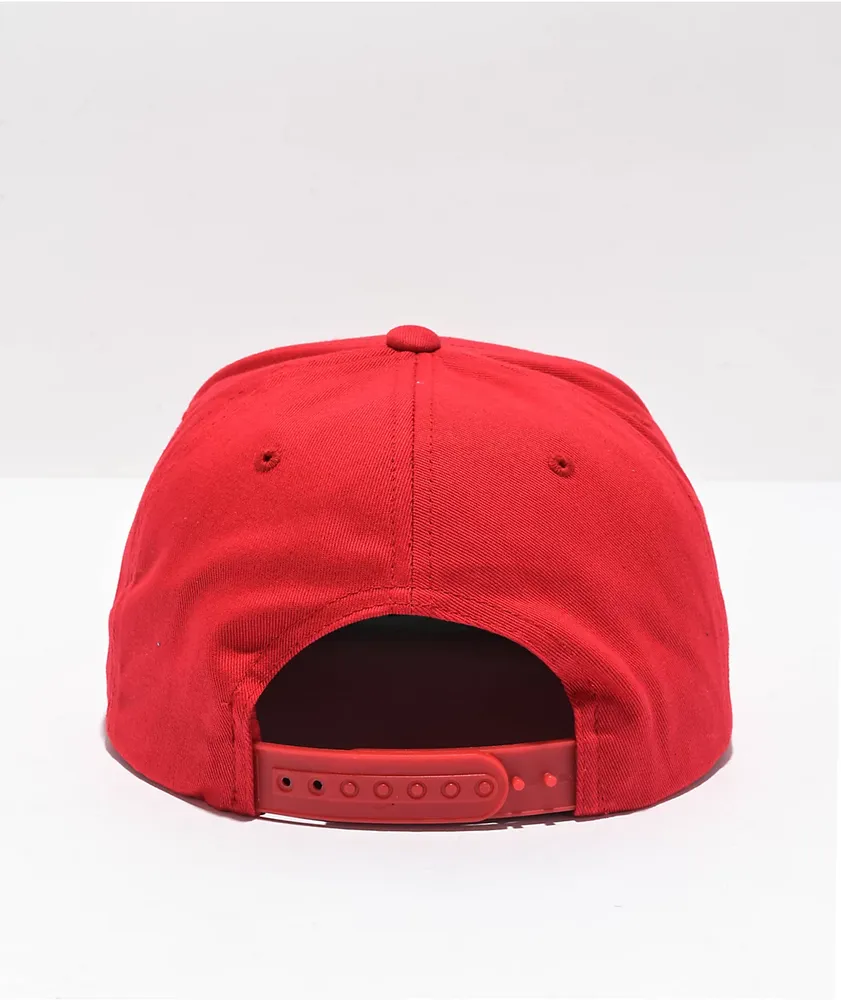 Any Means Necessary Scratchy Red Trucker Hat