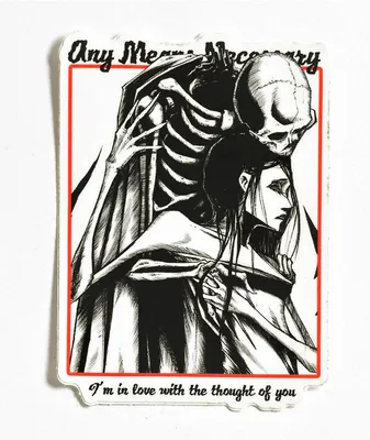 Any Means Necessary Thought Of You Sticker