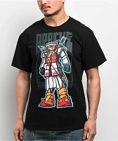 Apache Robot Warrior Black T-Shirt