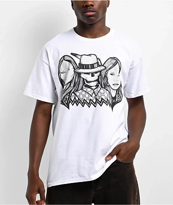 Apache Skullface White T-Shirt