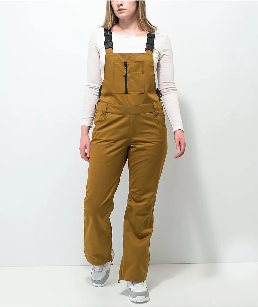 Aperture Tugboat Khaki 10K Snowboard Bib Pants