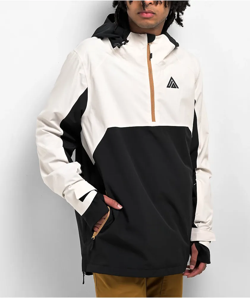 Aperture Atlas Black & White 10K Anorak Snowboard Jacket