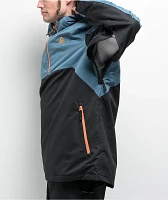 Aperture Atlas Turquoise Aqua & Black 10K Anorak Snowboard Jacket 2025