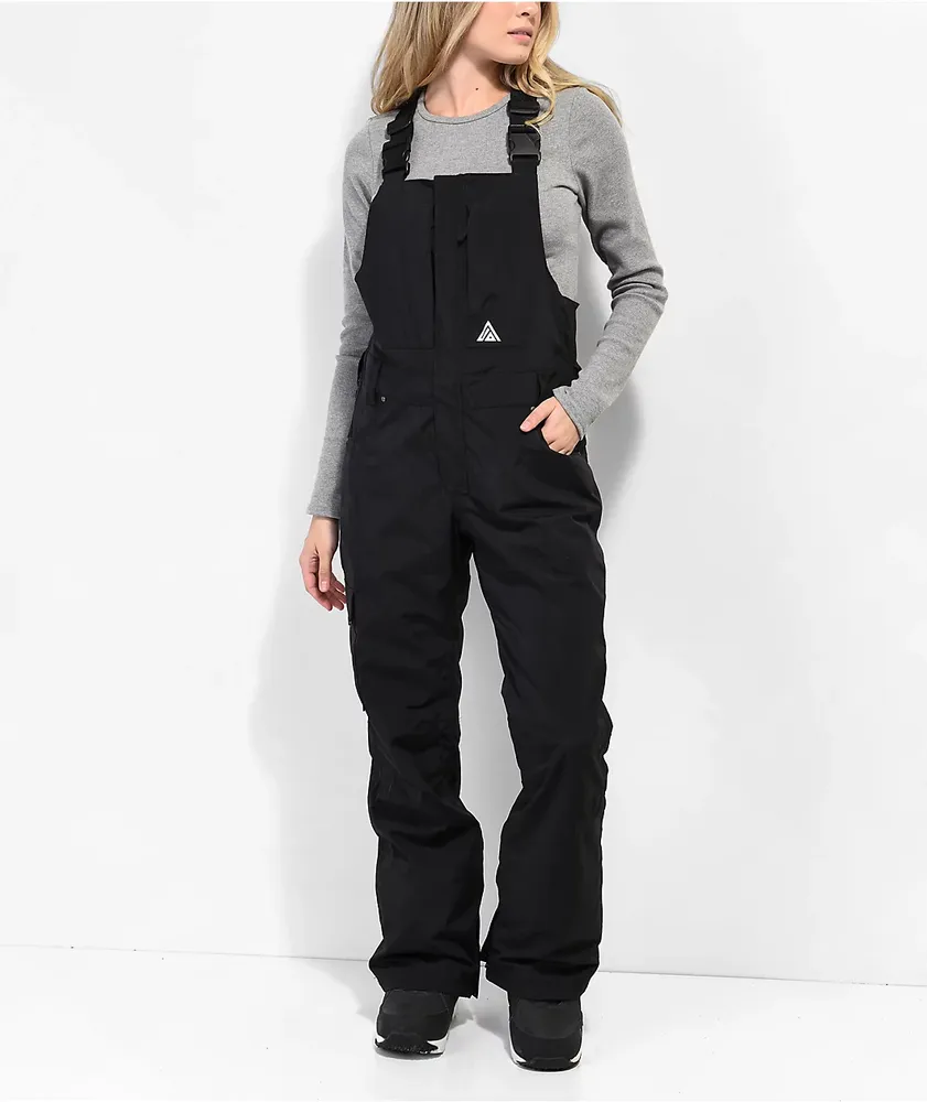 Aperture Snowtown Black 10K Women's Snowboard Bib Pants