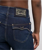 Apple Bottoms Forbidden Fit Blue Wide Leg Jeans