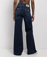 Apple Bottoms Forbidden Fit Blue Wide Leg Jeans