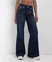 Apple Bottoms Forbidden Fit Blue Wide Leg Jeans
